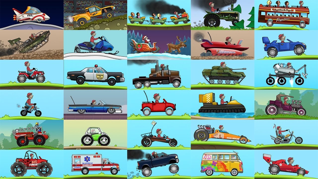 Hill Climb Racing All Vehicles 2019 Update *The Rocket*
