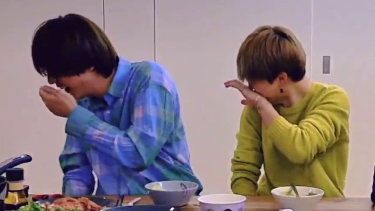 BTS laughing without a reason
