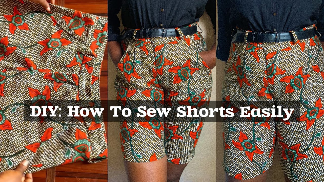 How to sew Shorts for Curvy Women. || Wrinkle-Free Crotch || Easy to Understand!