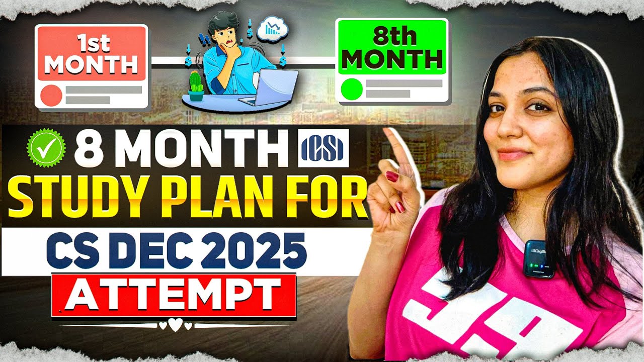 Ultimate Study Plan for CS December 2025 | Complete Strategy to Crack CS Exams | Neha Patel