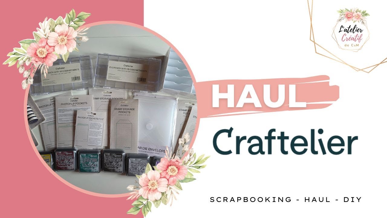 HAUL CRAFTELIER 👍 Le plein d’essentiel pour le rangement #scrapbooking @craftelieronlinestore
