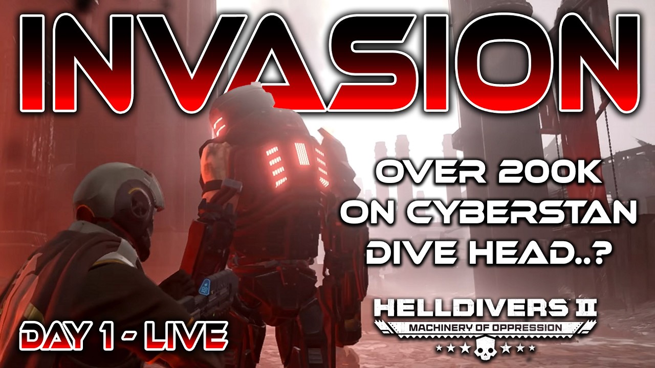 INVASION — Over 200,000 Helldivers on Cyberstan | Operation 3 LIVE (Helldivers 2)