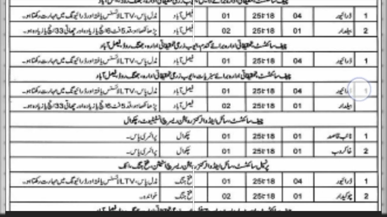 Jobs in Punjab Agriculture Department || pakistan daily jobs
