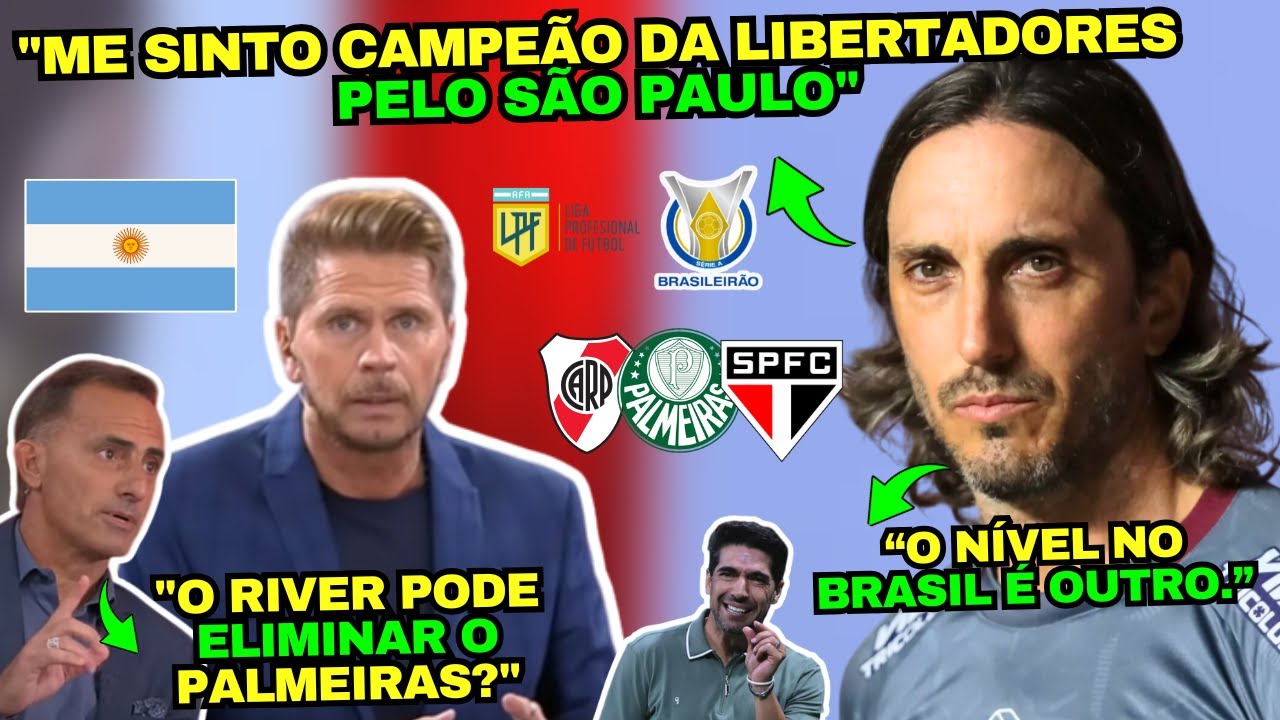 NA IMPRENSA ARGENTINA ZUBELDÍA  EX-SÃO PAULO EXALTA O FUTEBOL BRASILEIRO E ABEL FERREIRA E PALMEIRAS