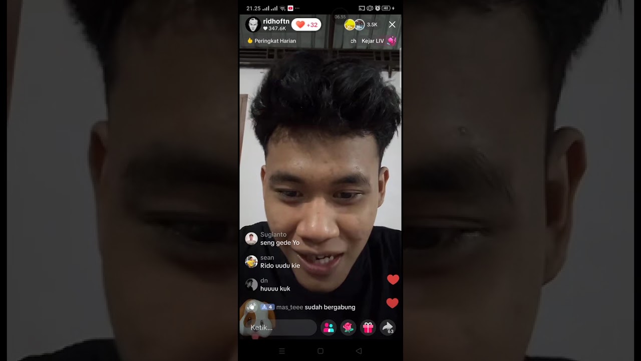 live riidhoftn 7 Maret 26 