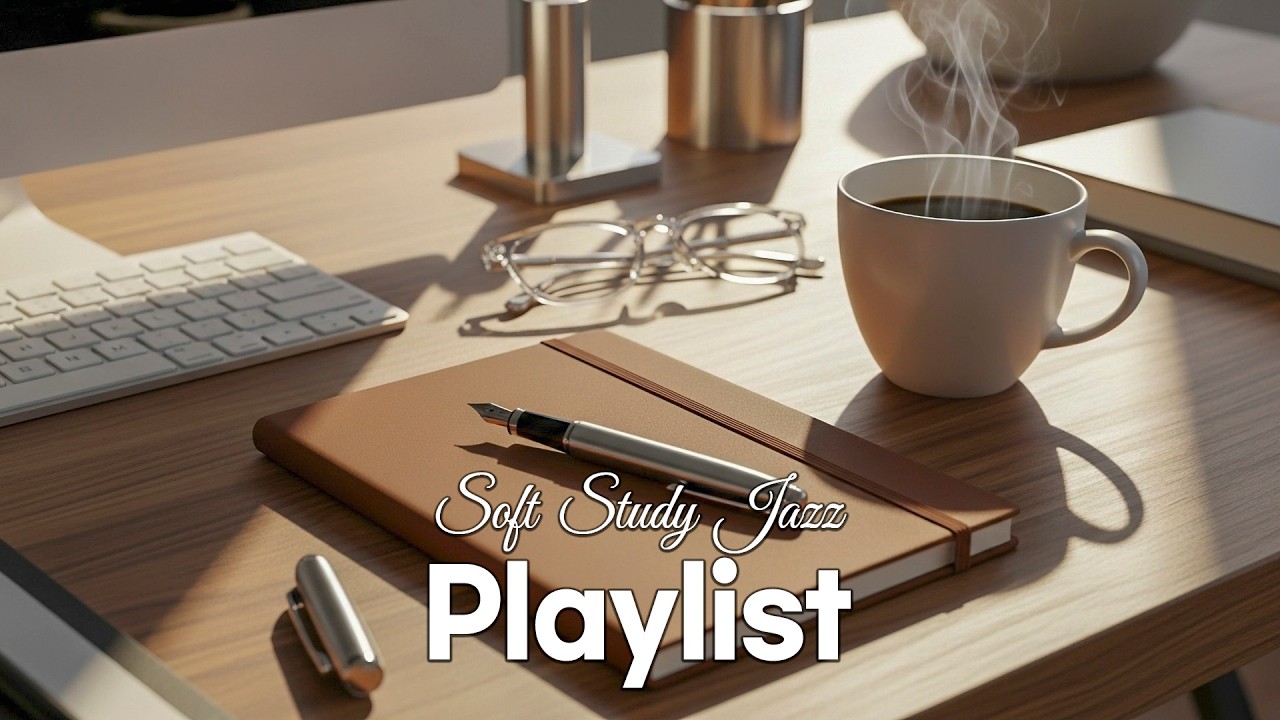 Soft Study Jazz 📖 | 맑은 정신과 깊은 몰입을 위한 부드러운 재즈 선율 🎷