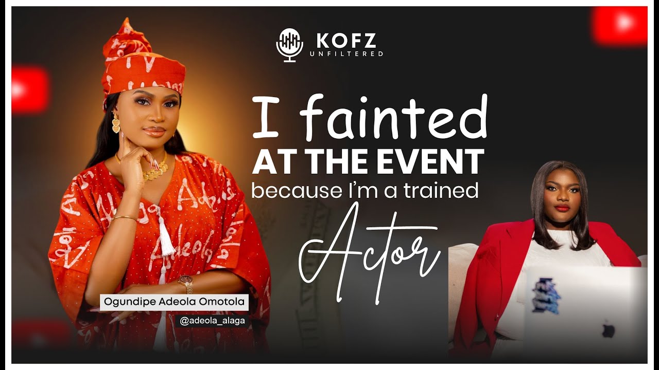 I FAINTED AT THE EVENT BECAUSE I’M A TRAINED ACTOR