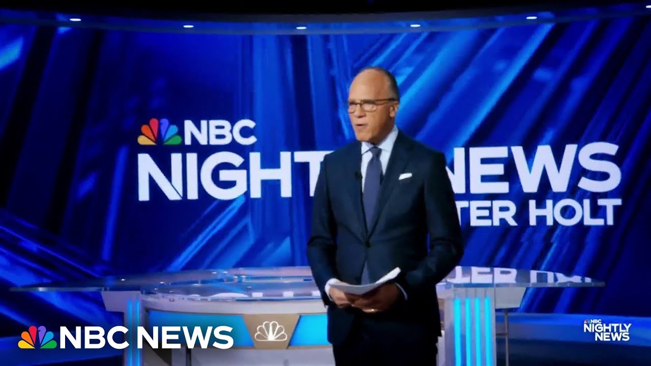 Lester Holt signs off from Nightly News after ten years leading the broadcast
