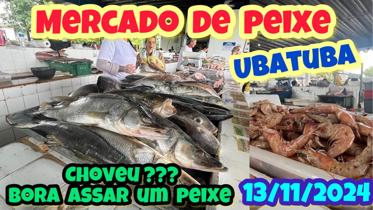 UBATUBA MERCADO DE PEIXE QUARTA-FEIRA 13/11/2024