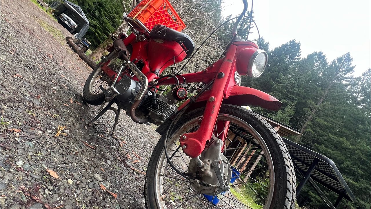 1969 Honda CT90 - Will it go up the hill??