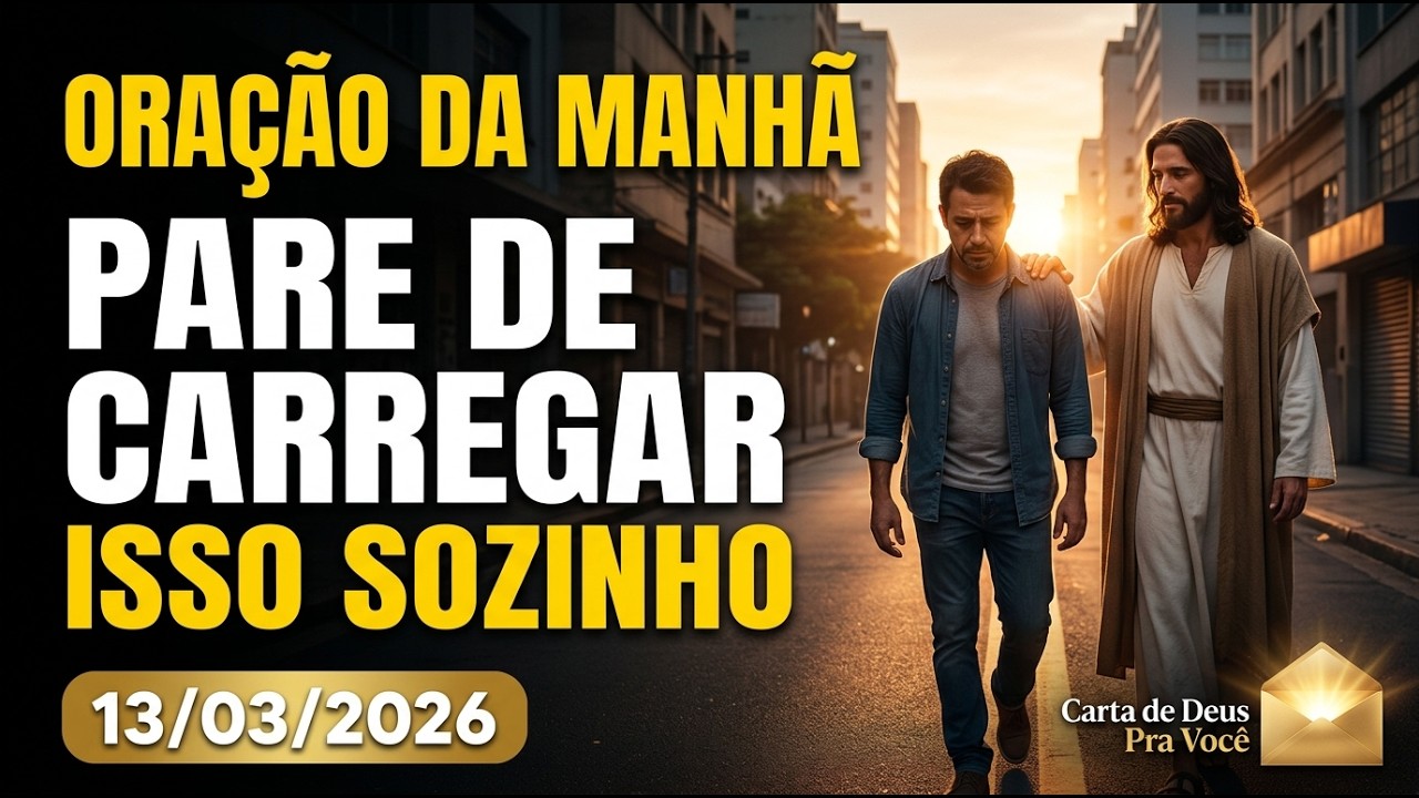 ORAÇÃO DA MANHÃ DE HOJE — VOCÊ NÃO PRECISA MAIS CARREGAR ESSA DOR | PROMESSA DE CURA | SALMO 34:18