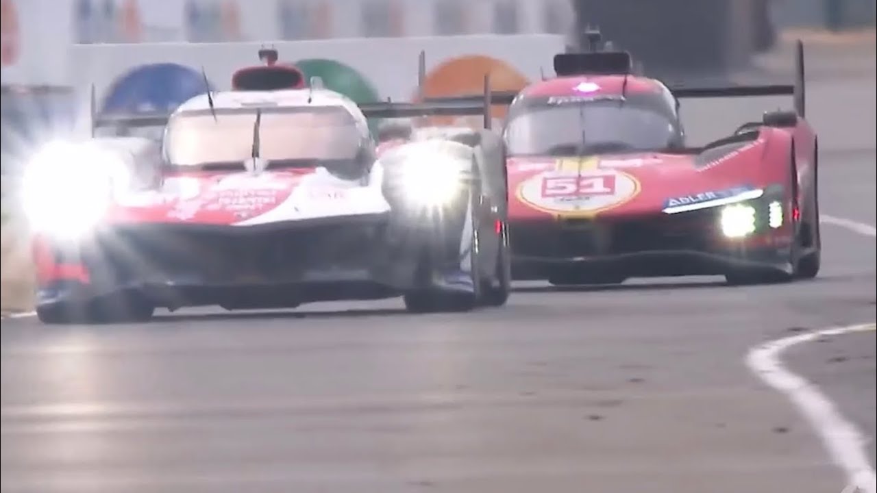 TOYOTA🇯🇵⚔️FERRARI🇮🇹 PIT BATTLE |LEMANS 2023