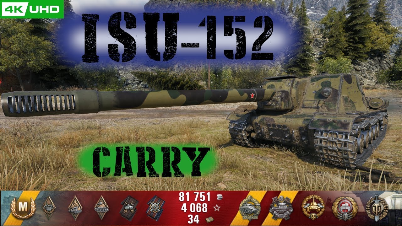 World of Tanks ISU-152 Replay - 8 Kills 6.7K DMG(Patch 1.6.0)