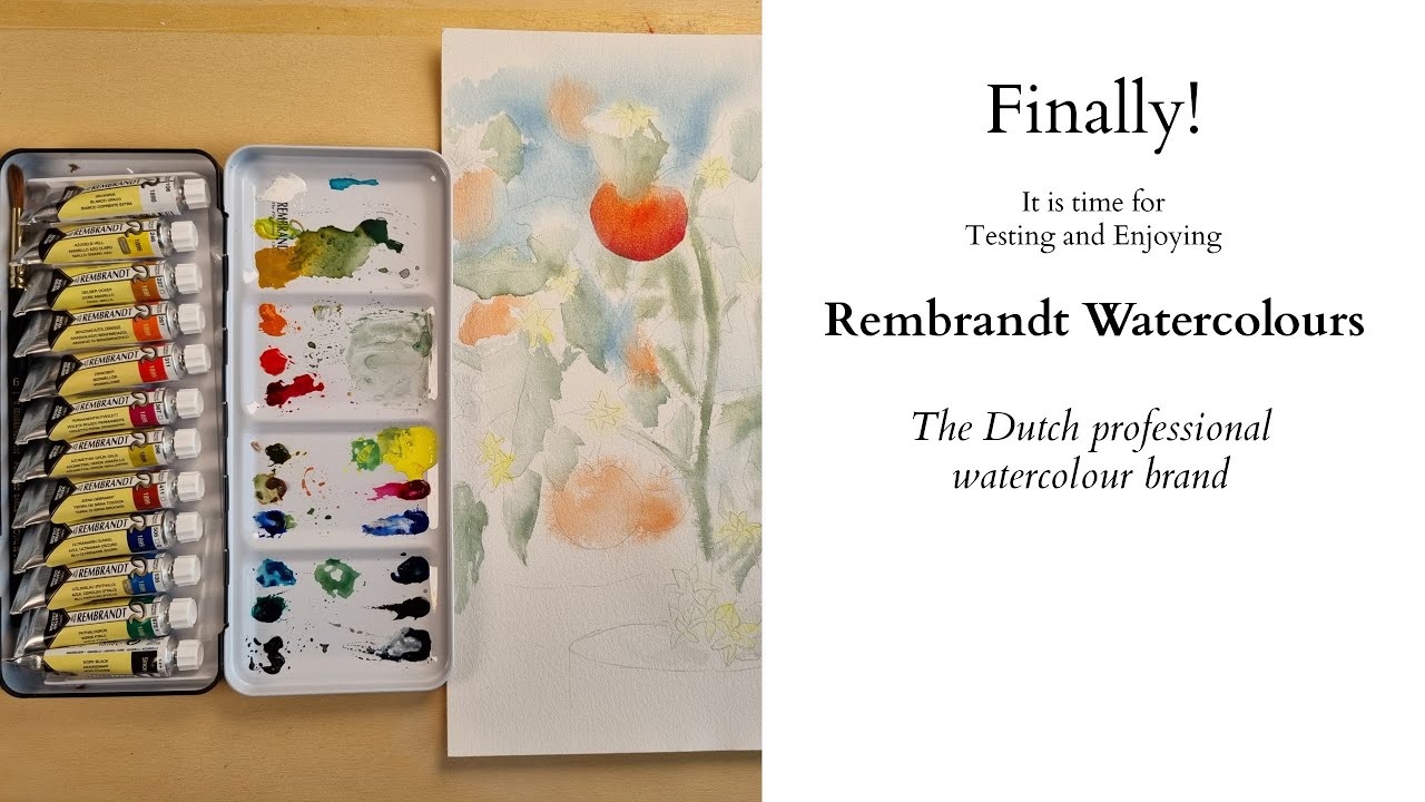 Finally! Testing Rembrandt Watercolours