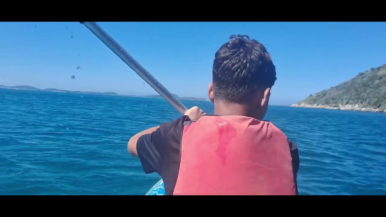 Caiaque  em Arraial do Cabo. Vimos uma Tartaruga!