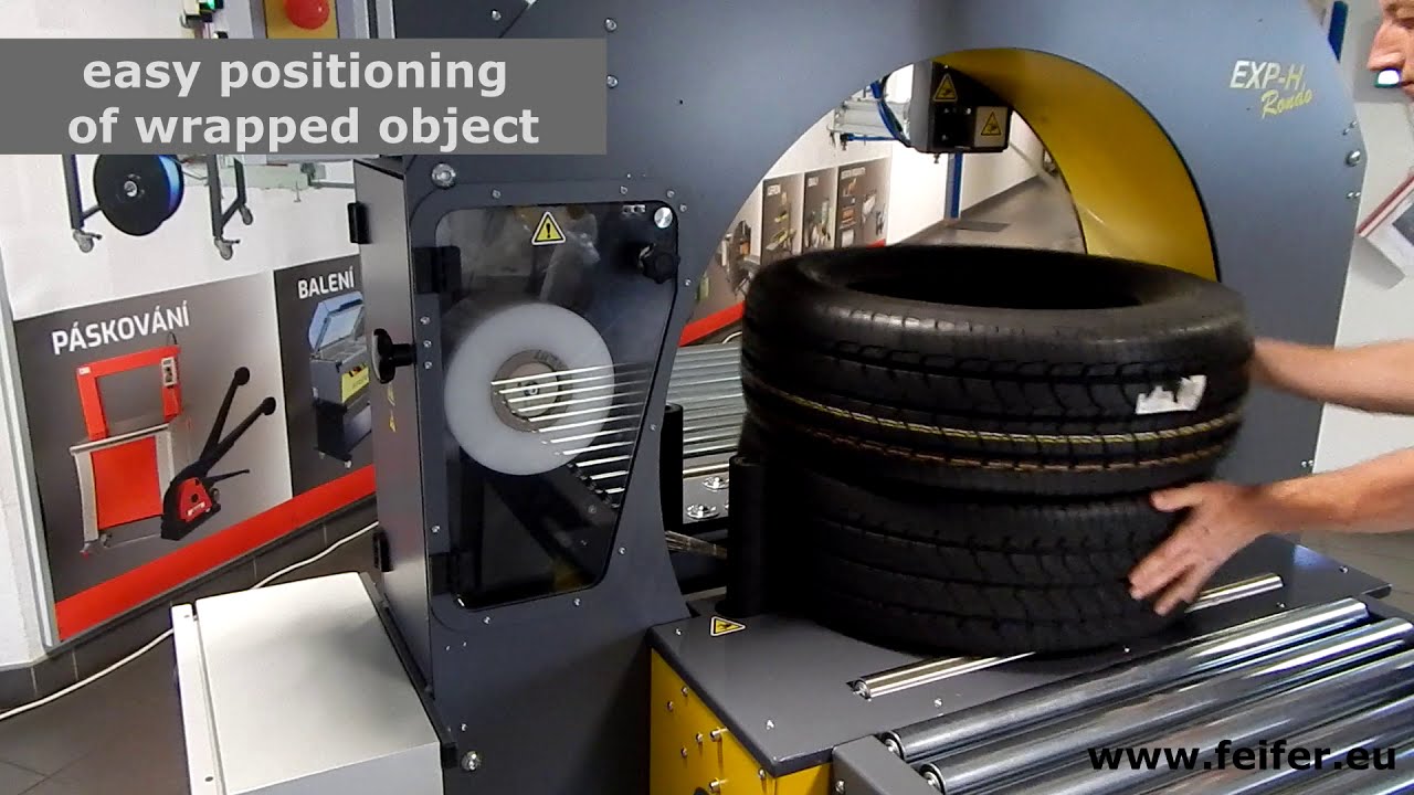 FEIFER – Horizontal stretch film wrapping machine EXP-H1030 AD RONDO TIRE EN