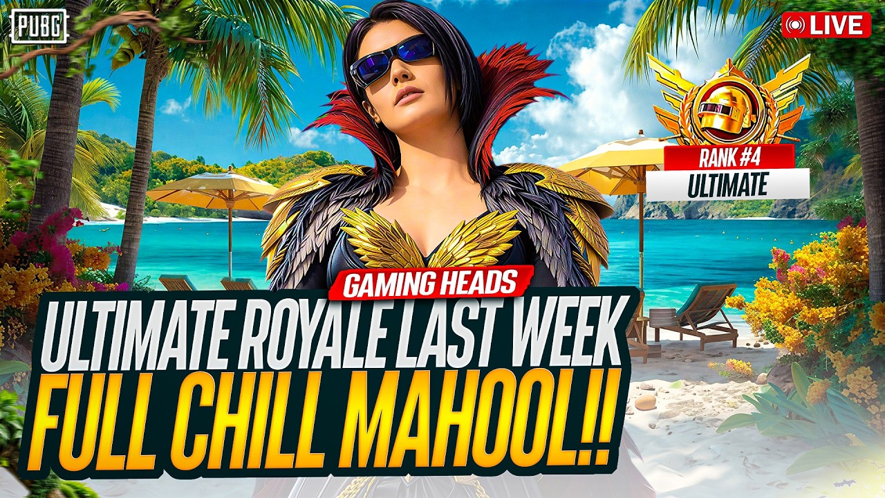 LETS MAINTAIN RANK #4 IN ULTIMATE ROYALE | ASIA & MIDDLE TOP RANKING LOBBIES | GAMING HEADS LIVE