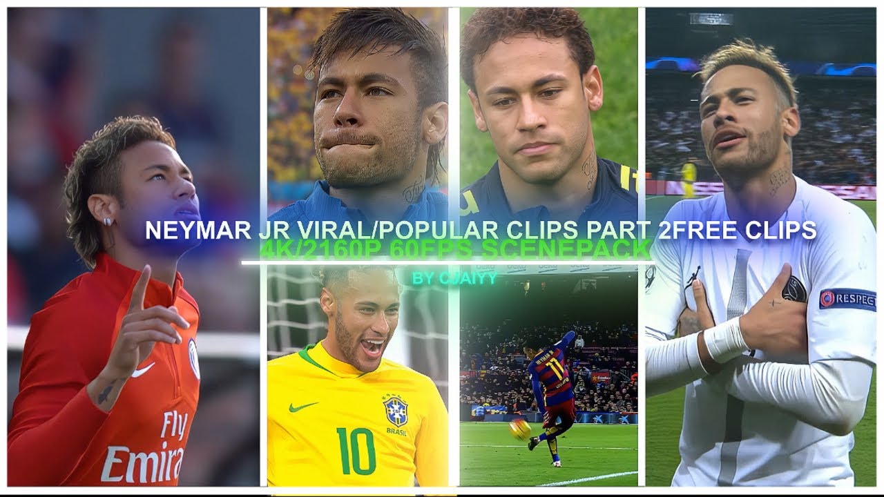 Neymar JR ● 4K ULTIMATE SCENEPACK ● RARE CLIPS ( ADDED TOPAZ NO AE CC) NO WATERMARK