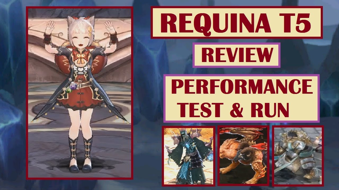 King's Raid - Requina T5 Review and Performance Test + Strong Single Target DPS