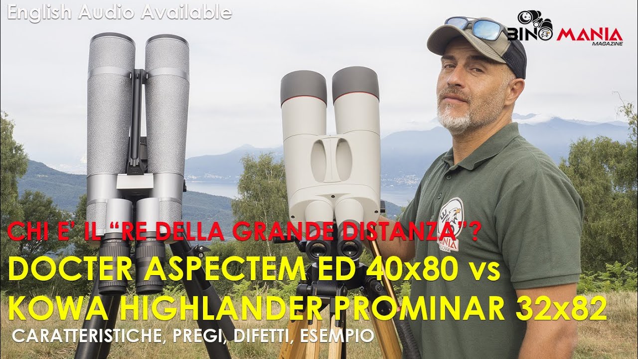 Chi è il re della lunga distanza? Docter Aspectem 40x80 ED vs Kowa Highlander Prominar 32x82