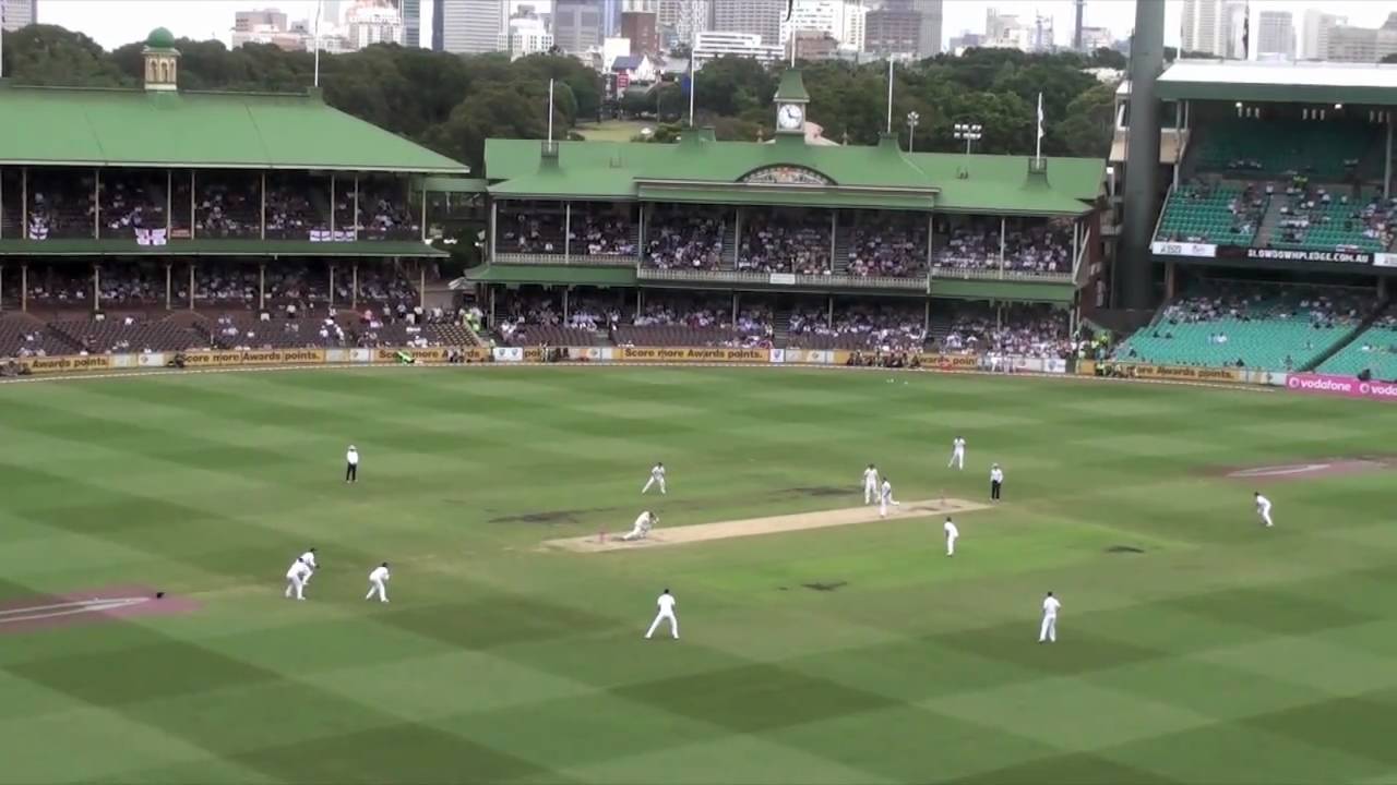 'We Are The Army' sung by the Barmy Army, 5th day SCG Ashes Test 2011, recorded in the crowd.