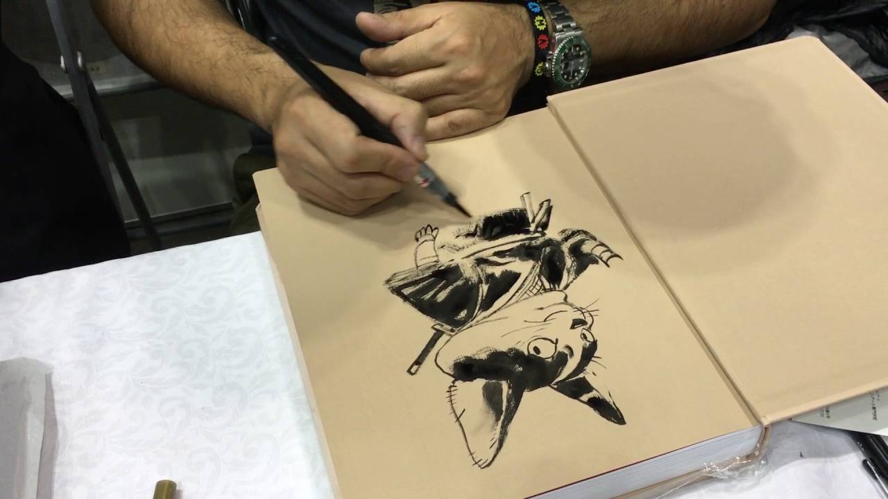 Kim Jung-gi Sketches at Tokyo International Comic Festival 2015