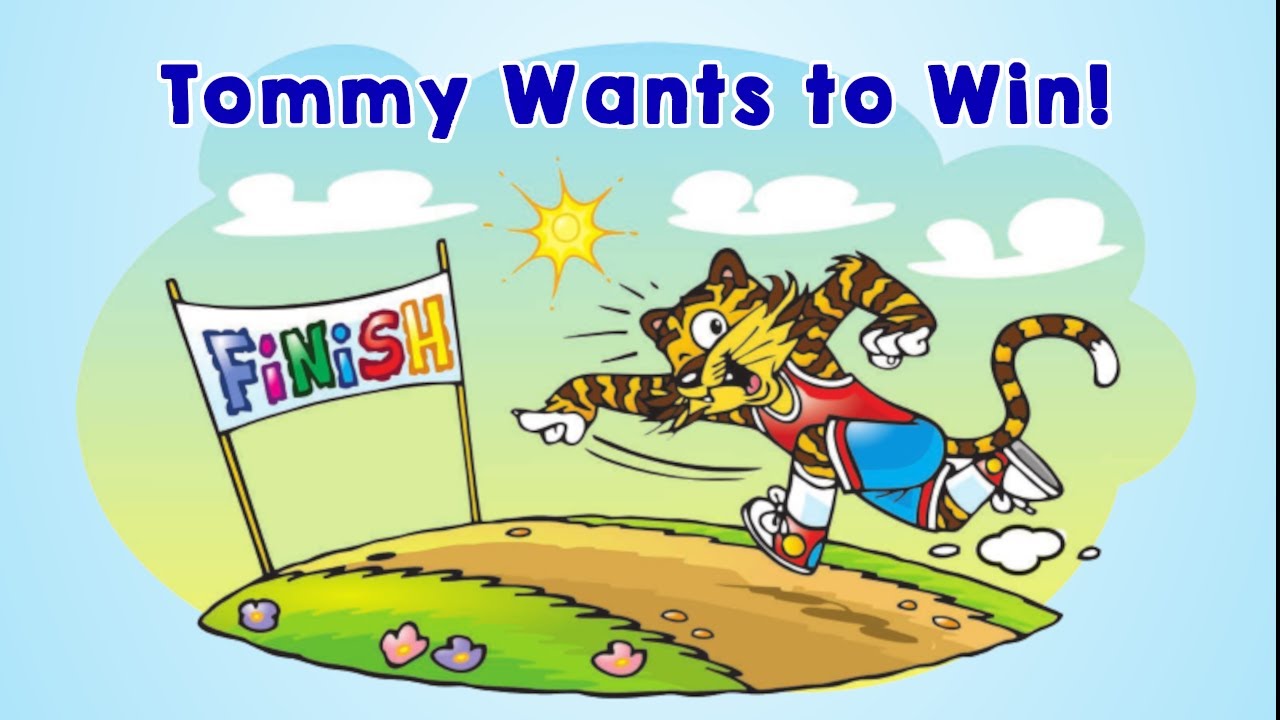 🐯 Tommy Wants to WIN! - a kids book read aloud about perseverance