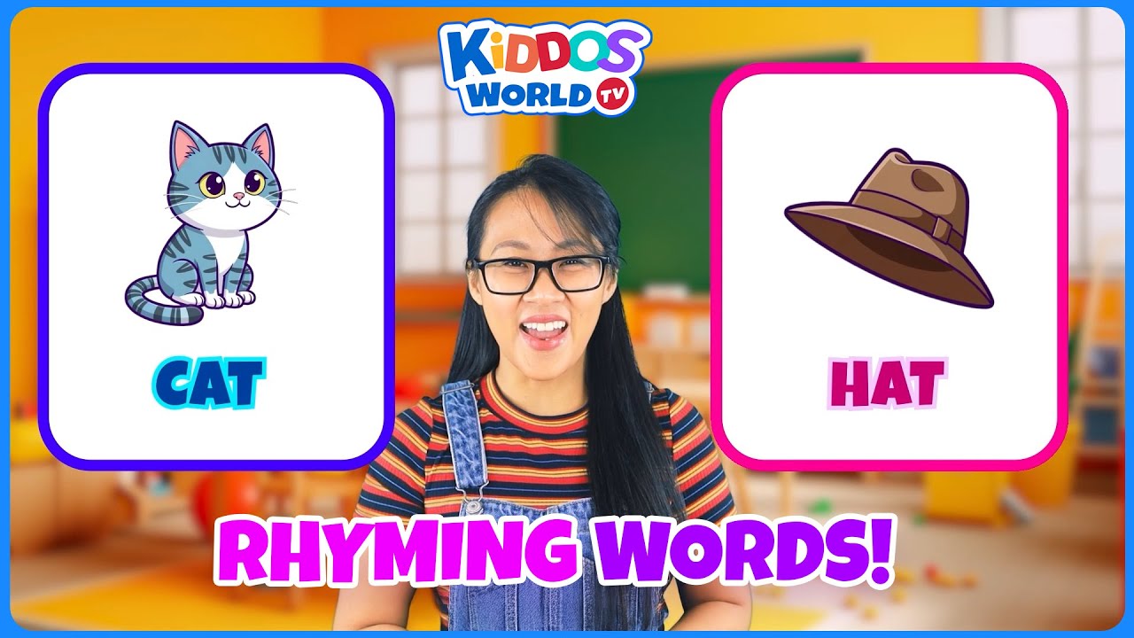 Learn Rhyming Words with Miss V | Fun English Vocabulary for Kids