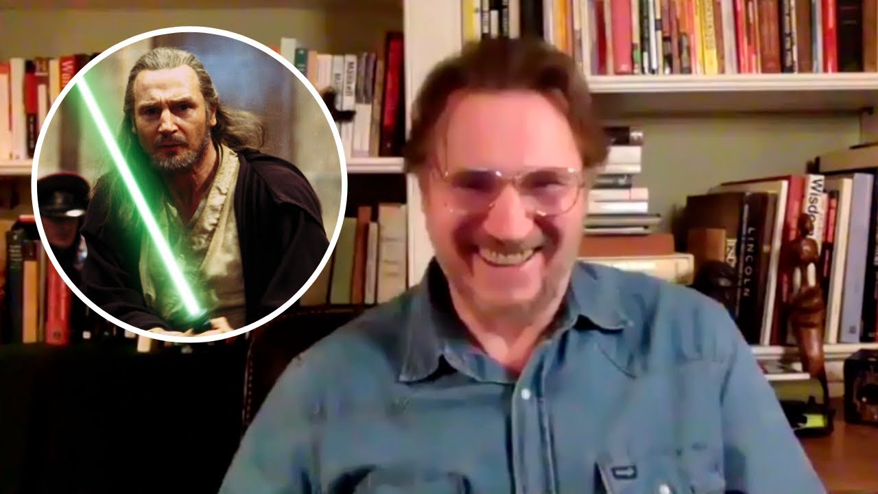 Liam Neeson Talks QUI-GON JINN, Choosing Green Lightsaber and meeting 