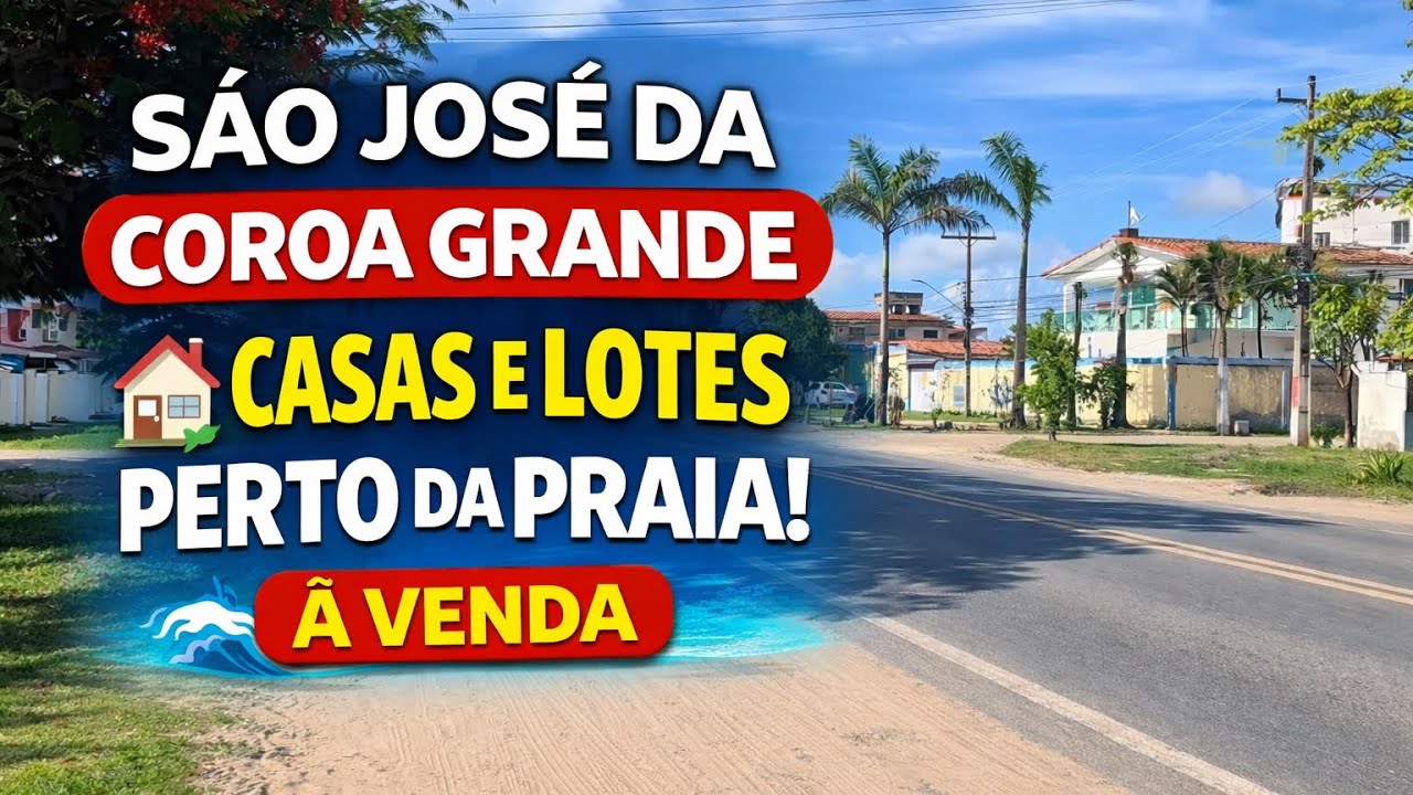 Casas e Terrenos à Venda + Aluguel em São José da Coroa Grande