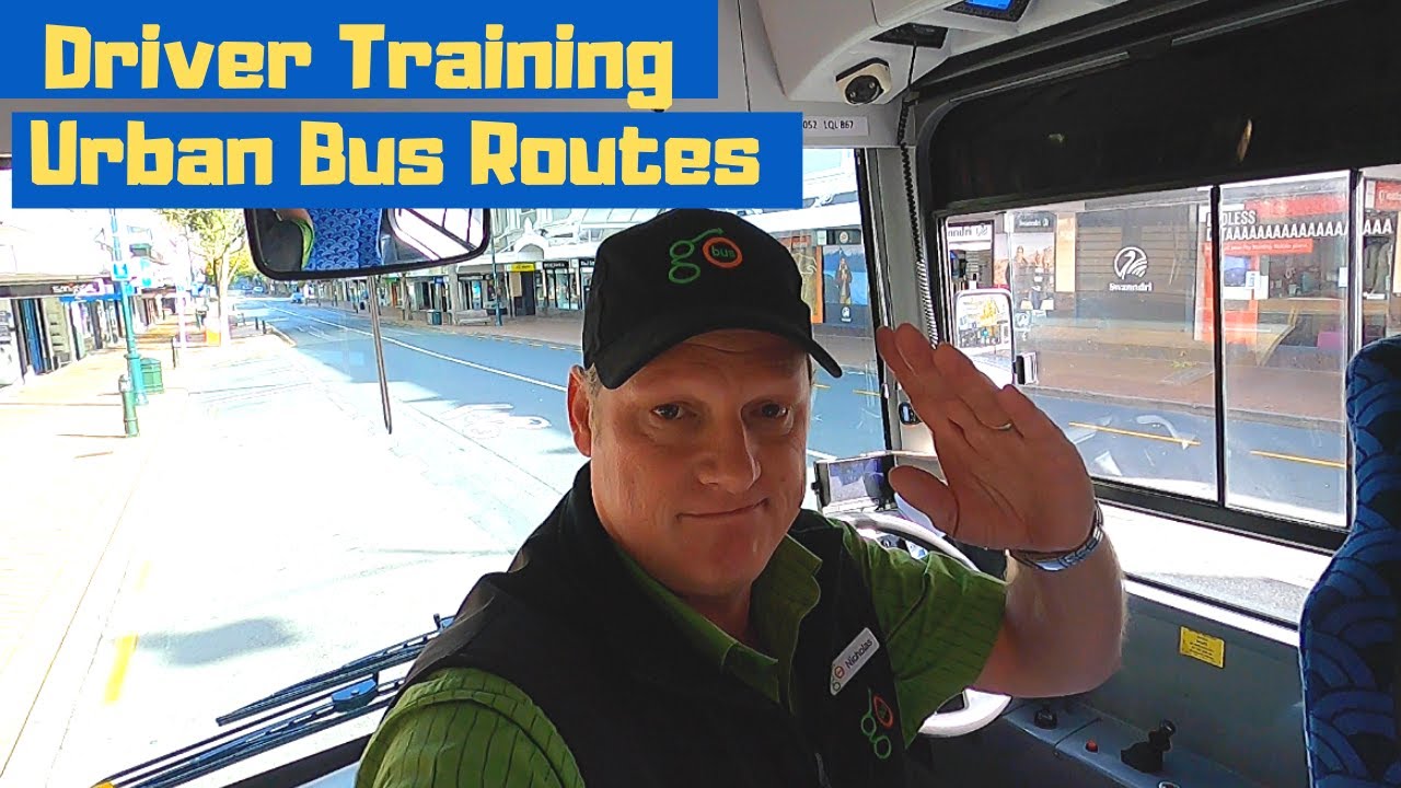 【Volvo B7R】How to drive an Urban bus around Dunedin