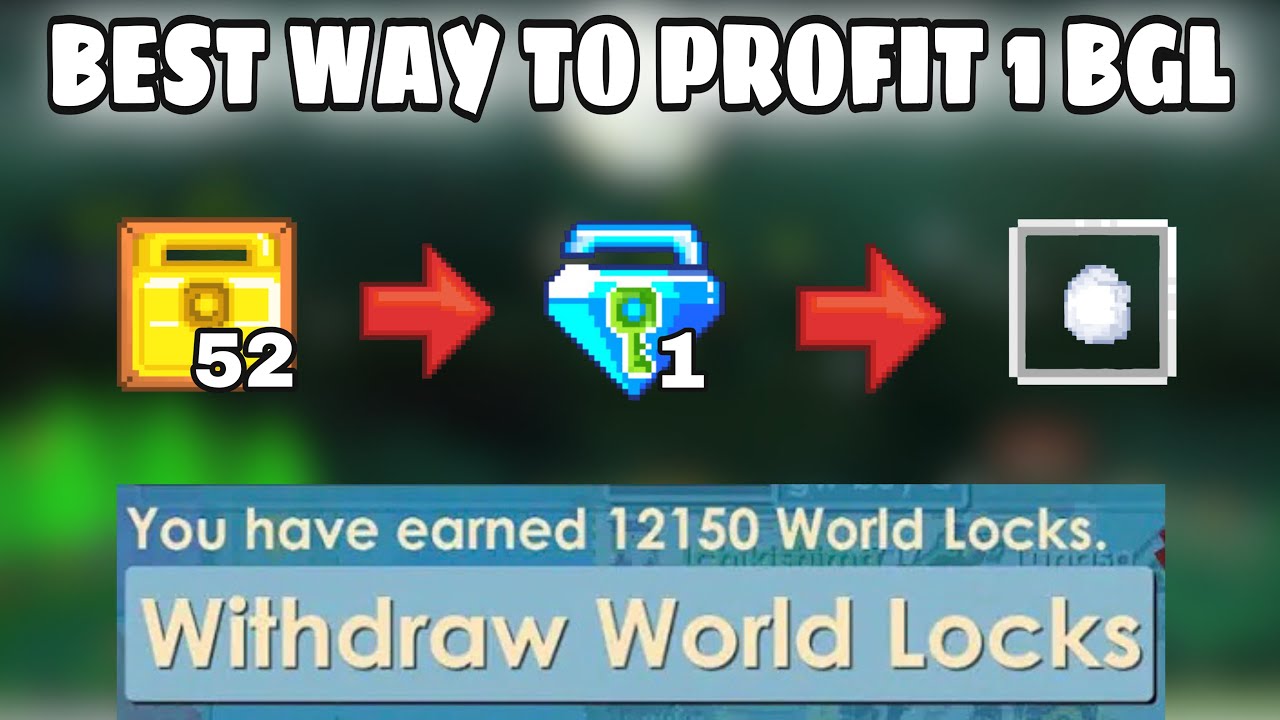 SECRET PROFIT METHOD ( 1 BGL PROFIT ) | Easy Profit | Growtopia Ichi GT