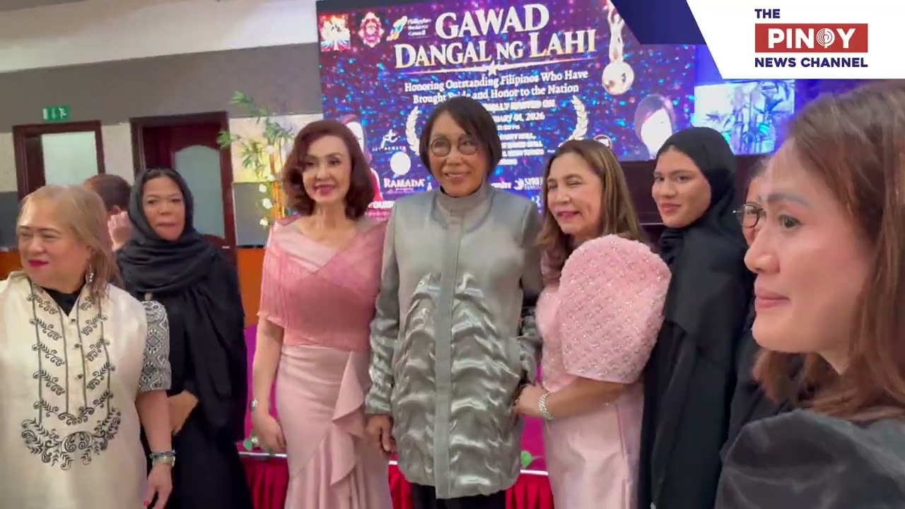 BAYANIIHAN COUNCIL  ABU DHABI AND KDL GIVES AWARDS TO DESERVING PINOYS.