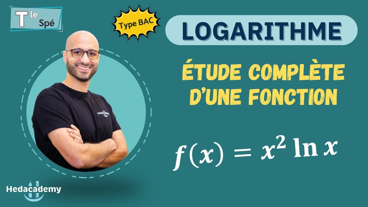 LOGARITHME  f(x) = x² lnx - Étude complète (ou presque)