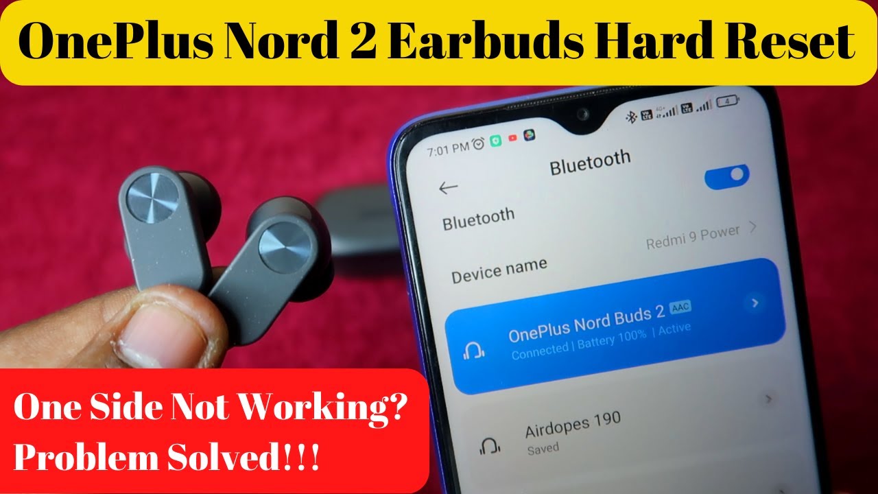 How to reset OnePlus Nord 2 Earbuds in Tamil | OnePlus Nord Earbuds Left/Right Side Not Pairing?