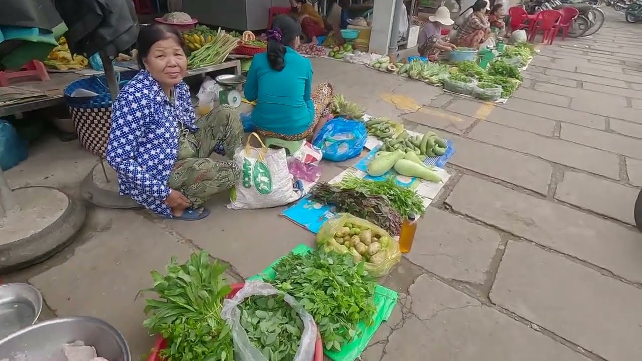 Lần đầu đi chợ Quê | Chợ Kinh Kho Cái Bè Tiền Giang | Ê hề đồ đồng tươi roi rói | Chạy vòng Mỹ Tho