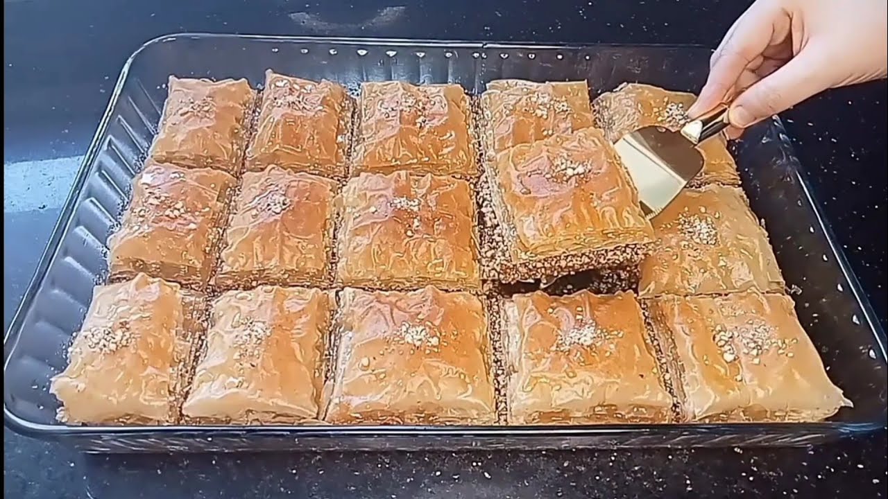 معسلات رمضان 2024🌙 بقلاوة تركية مقرمشة بعجينة الفيلو معسلة حتى القلب ❤️ baklava