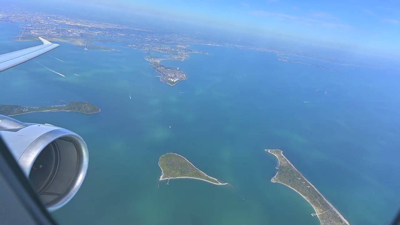 American Airlines Airbus A321 Takeoff BOS-PHL 10-7-2025