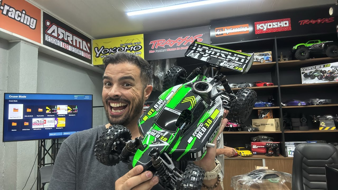 Vem amaciar um motor Nitro NOVO comigo. Kyosho NEO 3.0