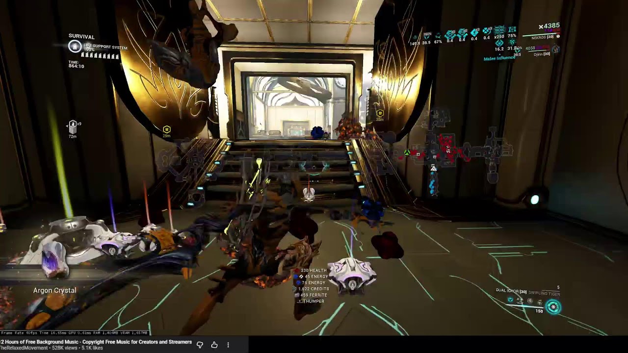(hrs 13-14hrs) World Record Attempt 200hrs Nekros Solo Steel Path Survival Endurance Level 9999
