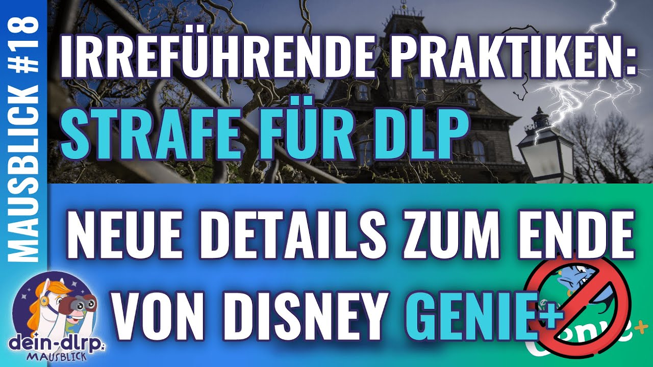 Strafe für Disneyland Paris 💰, das Ende von Genie+, Tierbabys, Halloween & mehr Disney Park News