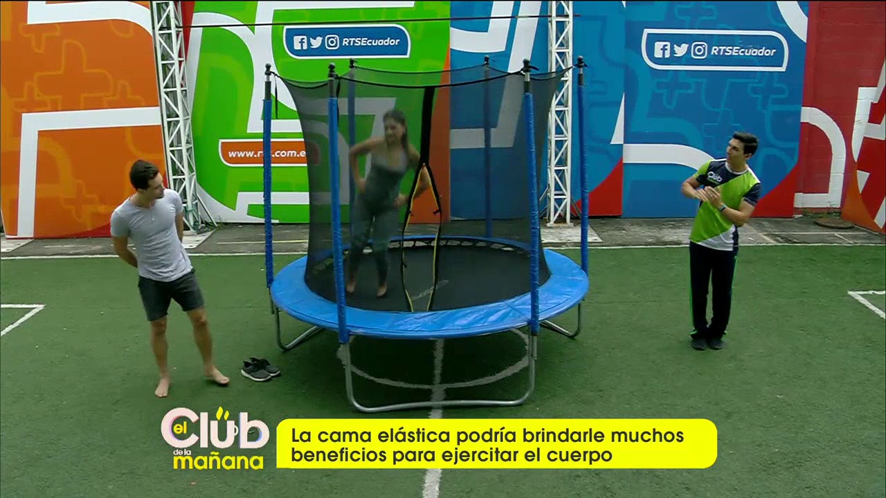Hoy conocemos un novedoso entrenamiento con la cama elástica