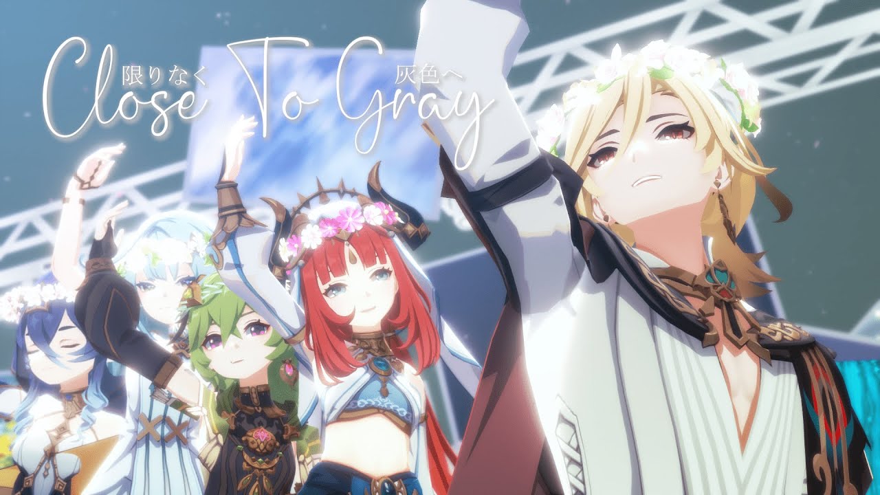 【MMD Genshin | ProSeka】Close to gray🎨/限りなく灰色へ「Kaveh Bday🏛️ ft. Sumeru Girls🍀」