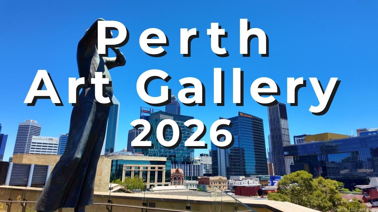 Perth Art Gallery Walk 2026 | A Quiet Walk Through AGWA & Rooftop City Views