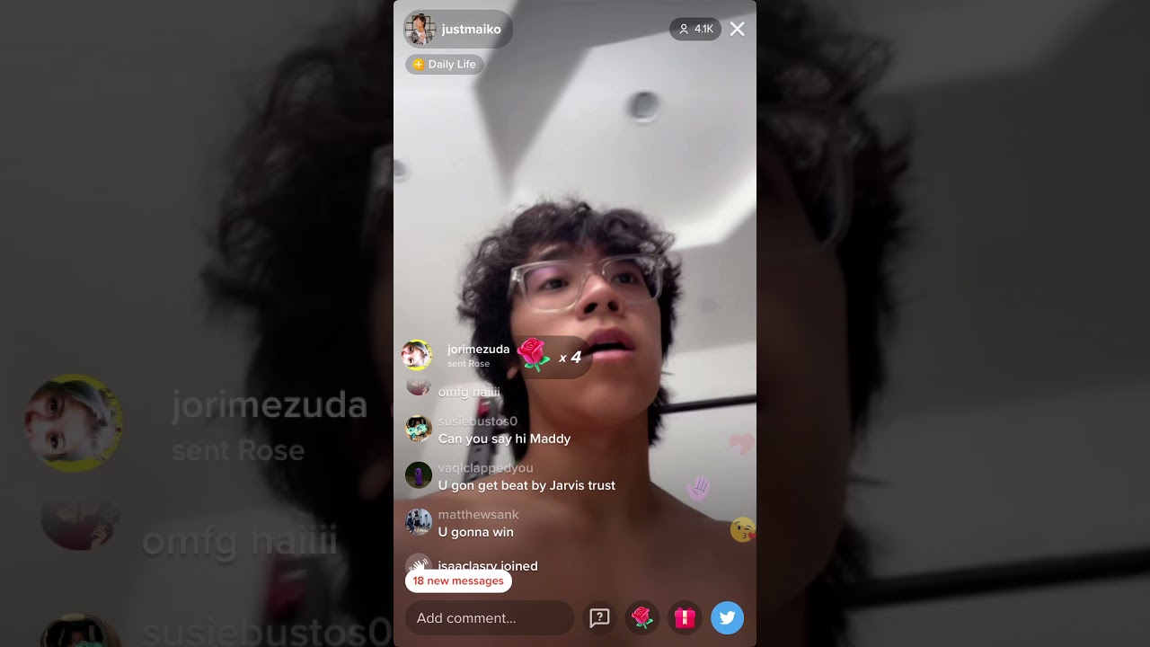 Justmaiko Live Tiktok