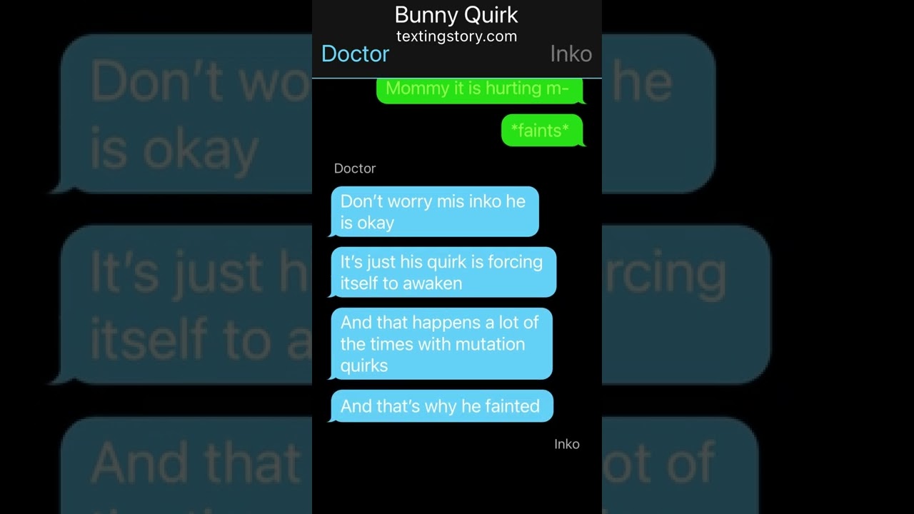 Vigilant Bunny Quirk Deku (My first masacur) Texting Story Part 1