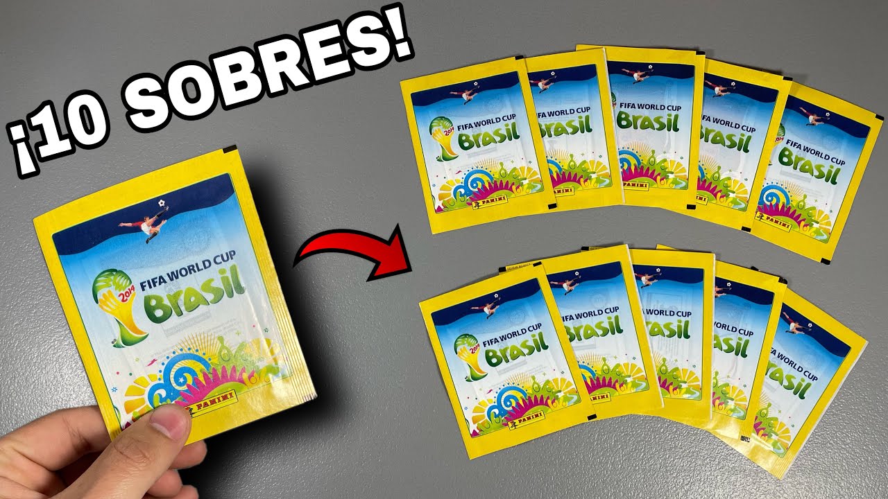 *ABRIMOS 10 SOBRES* DEL MUNDIAL DE BRASIL 2014
