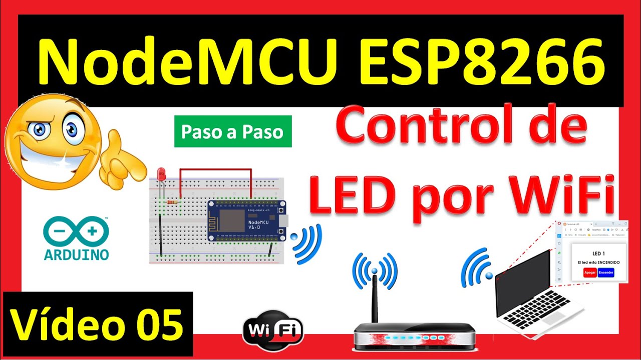 Tutorial NodeMCU 05. Control de LED por WIFI