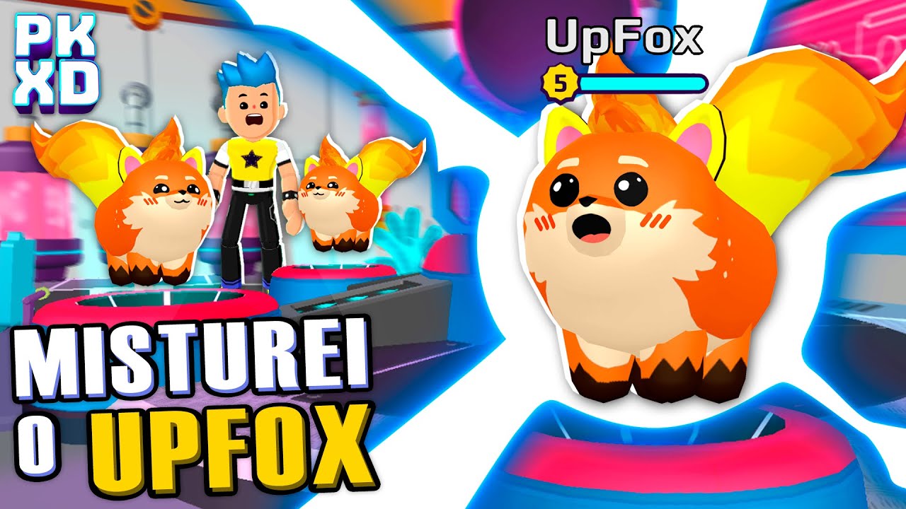 ⚡ Misturei o UPFOX | Como Ficou Meu PET Preferido no PK XD?