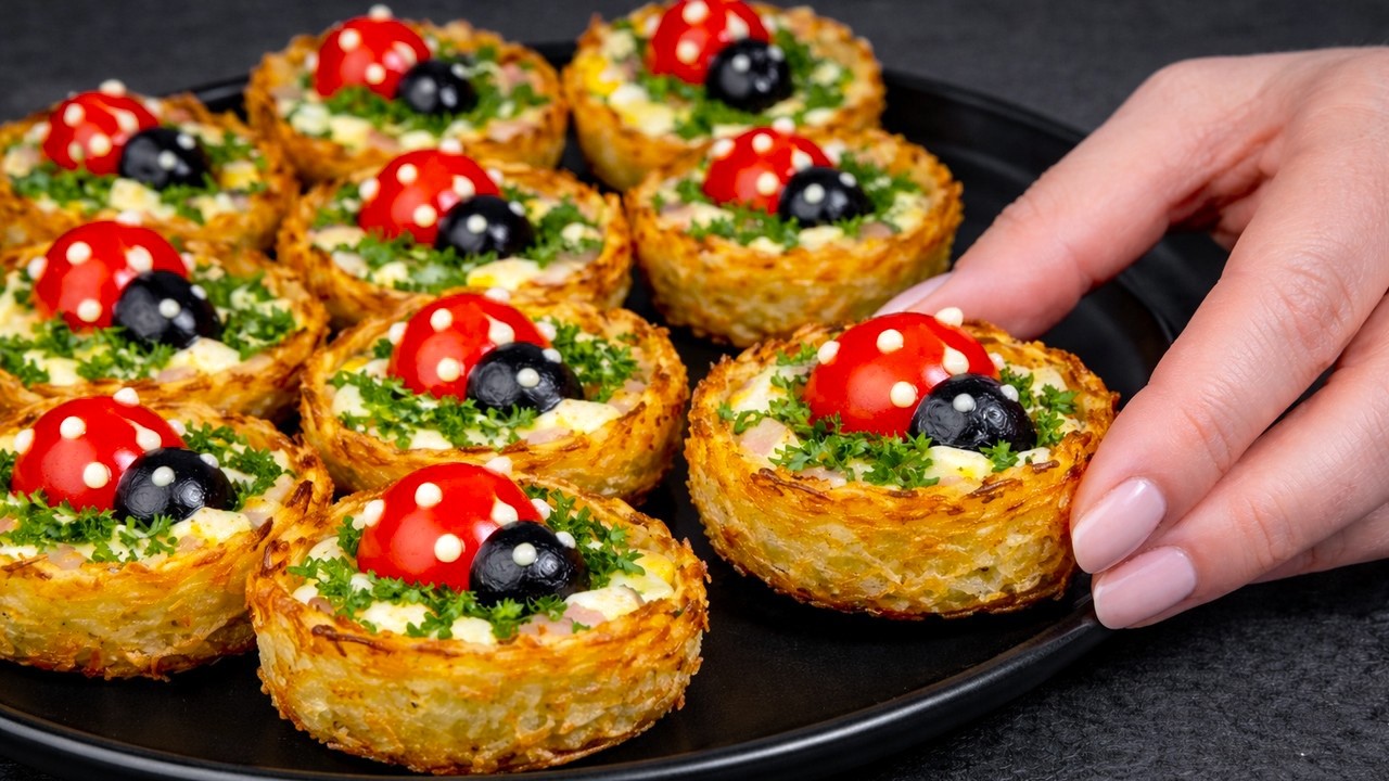 Ich koche jedes Jahr dieses FESTLICHE GERICHT aus Kartoffeln zu Ostern!🐞 Restaurant-Stil! 🔥💯